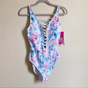 NWT Lilly Pulitzer Sea to Shining Sea Swimsuit 8